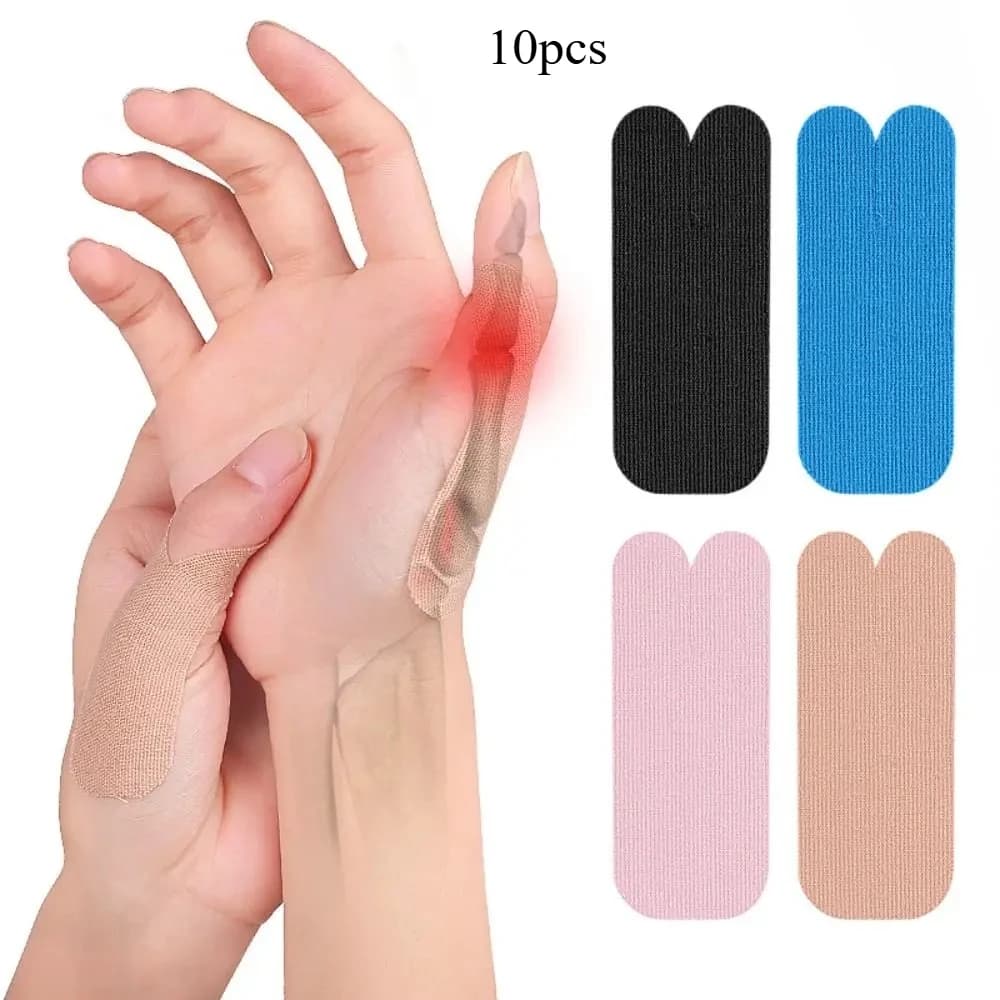 10 pezzi cerotti per le mani da polso per alleviare il dolore al pollice cerotti per tendine del polso protezione per le dita protezione sportiva delle dita dei piedi delle dita