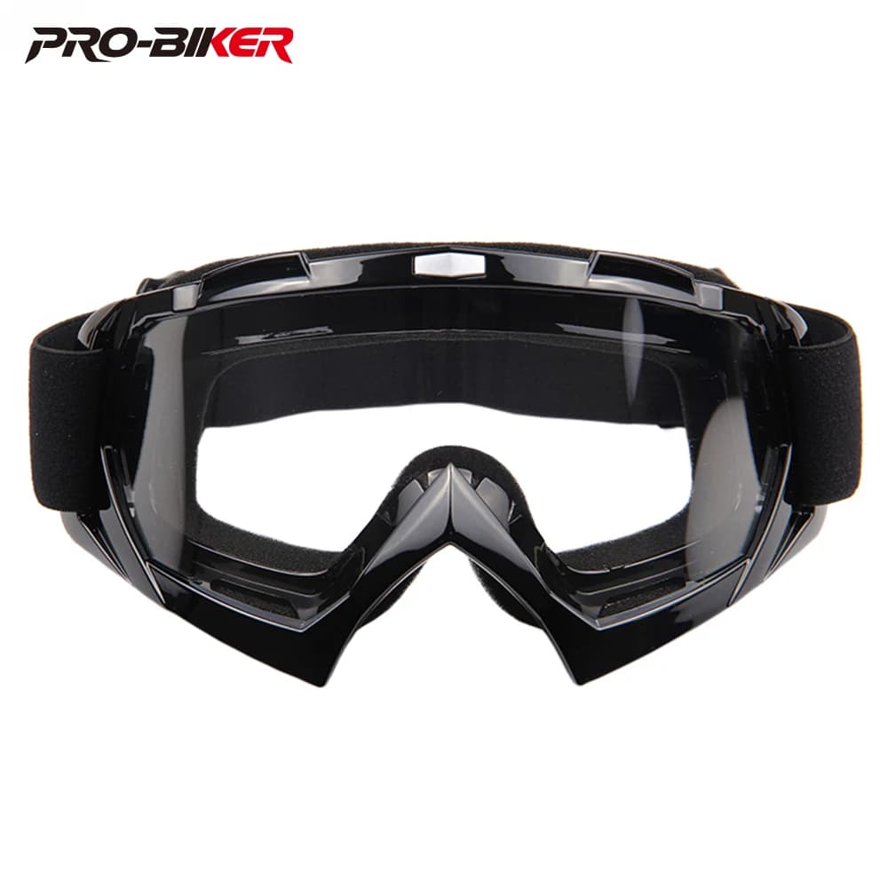 HEROBIKER Occhiali da moto neri Occhiali da moto da sci Occhiali da paintball softair Occhiali da motocross Enduro Dirt Bike Eyewear