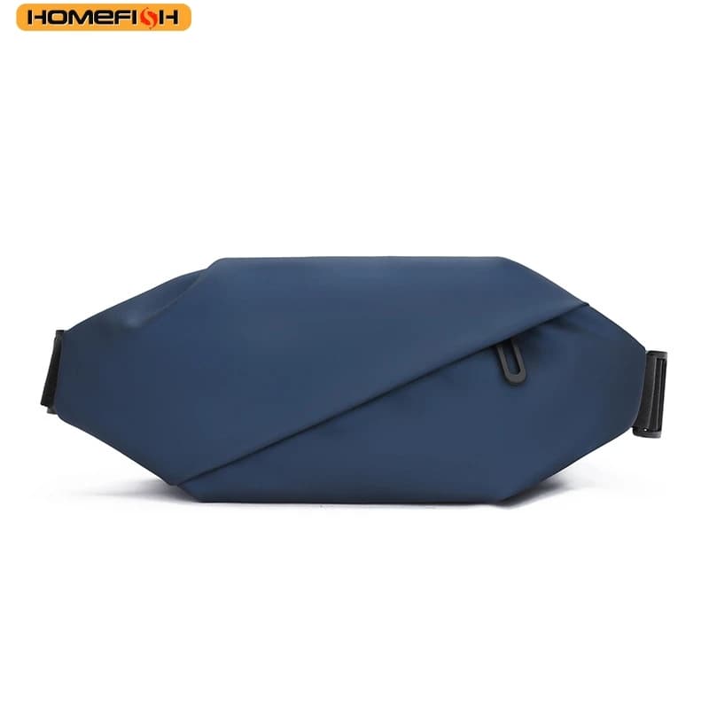 HOMEFISH Trendy Sports Crossbody Waist Bag for Men, Waterproof and Practical Multi-function Bag, Daily Commute Casual