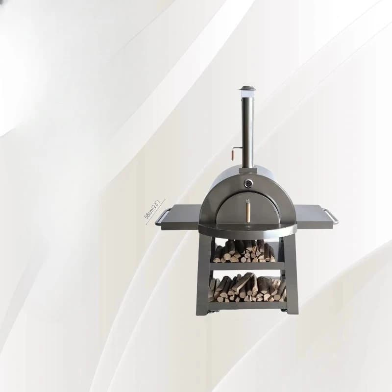 Pizza oven commercial with four pizza stones