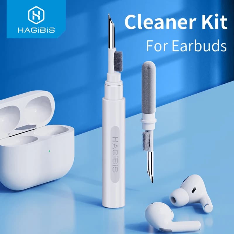 Hagibis Cleaner Kit for Airpods Pro 1 2 Earbuds Cleaning Pen Brush Bluetooth Earphones Case Cleaning Tools for iPhone Samsung MI
