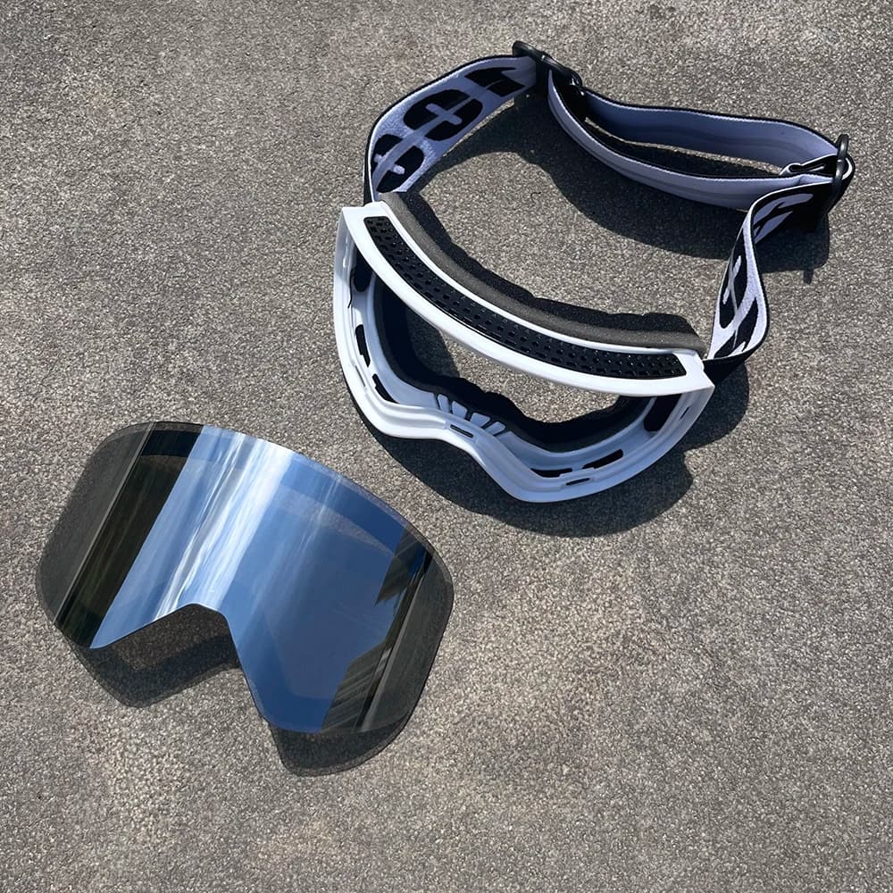 Framless Ski Snowboard Goggles Women Men Skiing Eyewear Mask UV400 Snow Protection Over Glasses Adult Double Anti-Fog lens