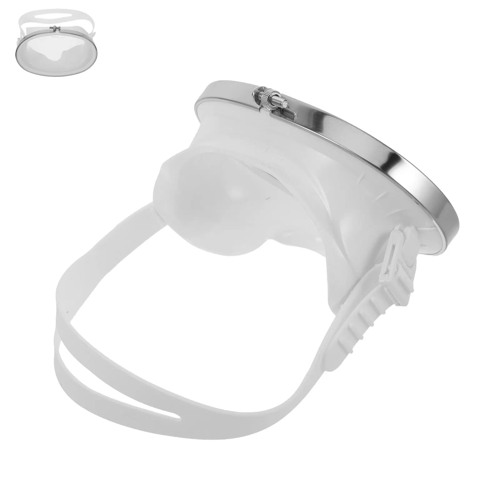 Oval Underwater Mask for Adults, Anti-fog, Waterproof, Large Visual, for Snorkeling and Diving, Integral Scuba Mask
