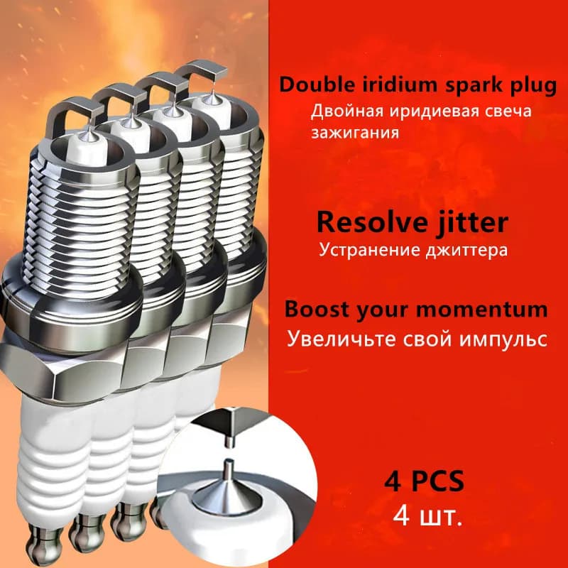 Double Iridium Spark Plug/GAC Trumpchi/Ga8/Gm6/Gm8/Shadow Leopard/Gs5/Gs8/Gs/M8/M6/Auto Parts Ignition Candle