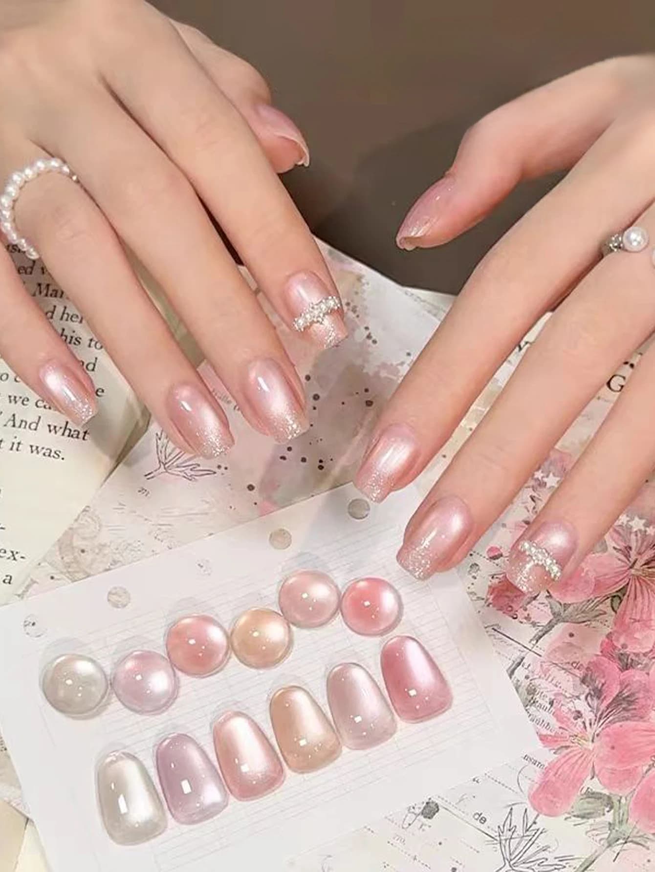 MeC 1/6 Pezzi 12ml Smalto Semipermanente Magnetico Effetto Occhio di Gatto in Vetro Ambrato 2026 per Nail Art e Manicure, Forniture per Unghie Gel UV Soak-Off