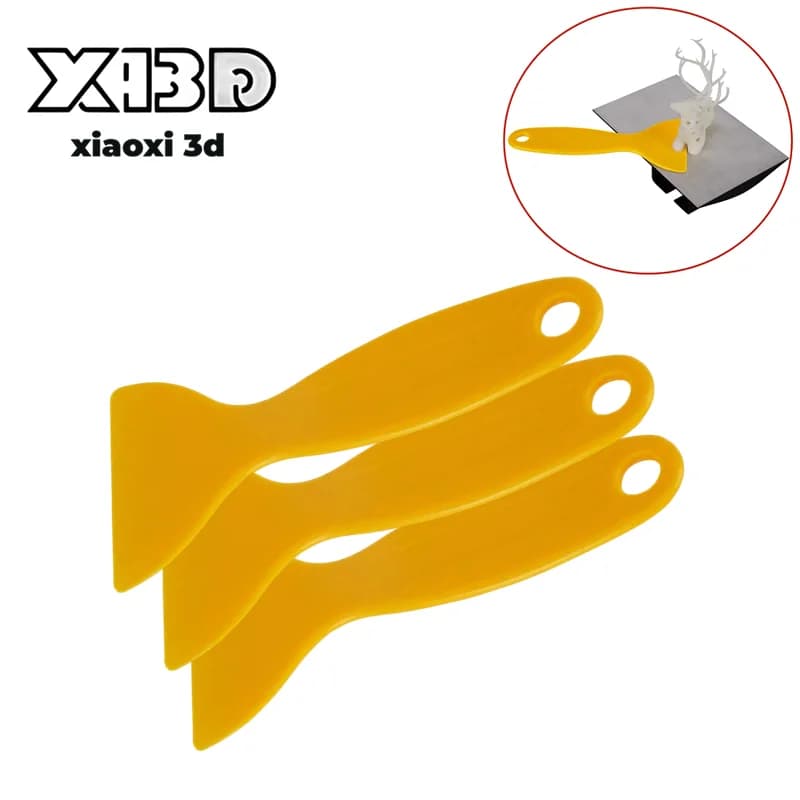 3 pezzi SLA DLP strumento di rimozione spatola in resina pala in plastica pala per serbatoio in resina lama di pulizia rimuovere modelli parti della stampante 3D
