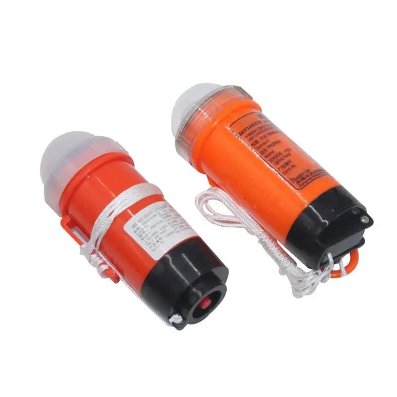 Indicatore di posizione marina Sport acquatici Autoluilluminazione Gilet salvavita Indicatore luminoso Lampada Torcia di sopravvivenza in barca