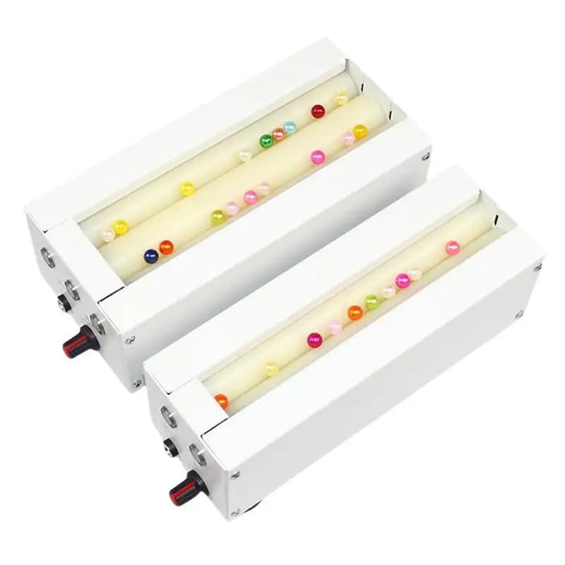 Piccola macchina elettrica per infilare perline, perline fatte a mano con lunghezza regolabile, strumento portatile per la creazione di tende artigianali
