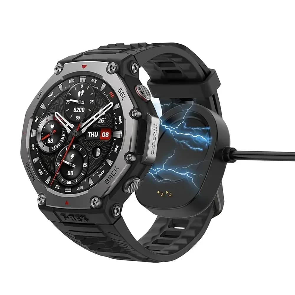 Caricabatterie per Amazfit Balance A2286 / T-Rex 3 Smart Watch Base di ricarica Cavo di supporto Cavo magnetico Sostituzione carica USB