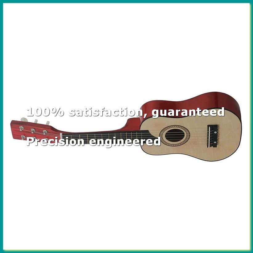 Chitarra Acustica in Legno di Tiglio da 25 Pollici, 6 Corde, Mini Chitarra con Plettro e Corde per Bambini, Regalo per Principianti - A09G