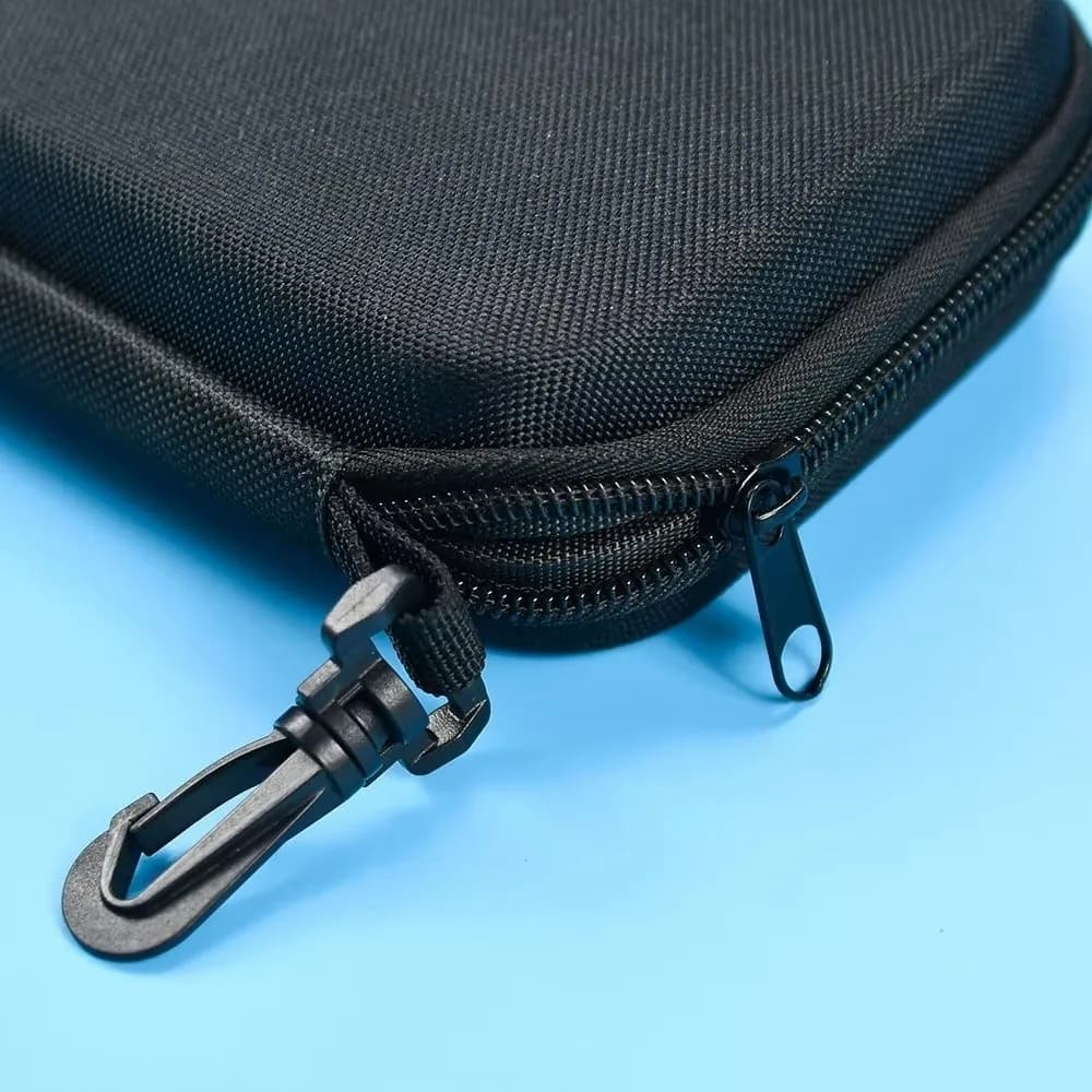 Black Color EVA Fishing Lure Box Hard Shell Portable Spoon Lure Case Foam Professional Fishing Tackle Bag Perch Fishing