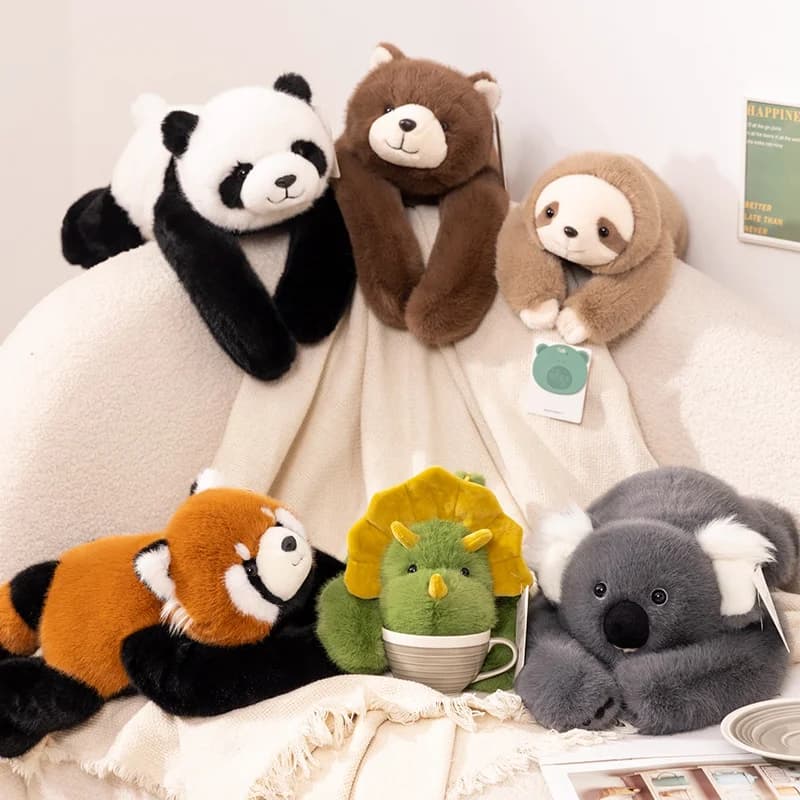 50/60/65 cm Long Arm Plush Arm Soft Pondered Heel Bearing Koala Bear Bradipo Dinosaur Gift for Boys and Girls