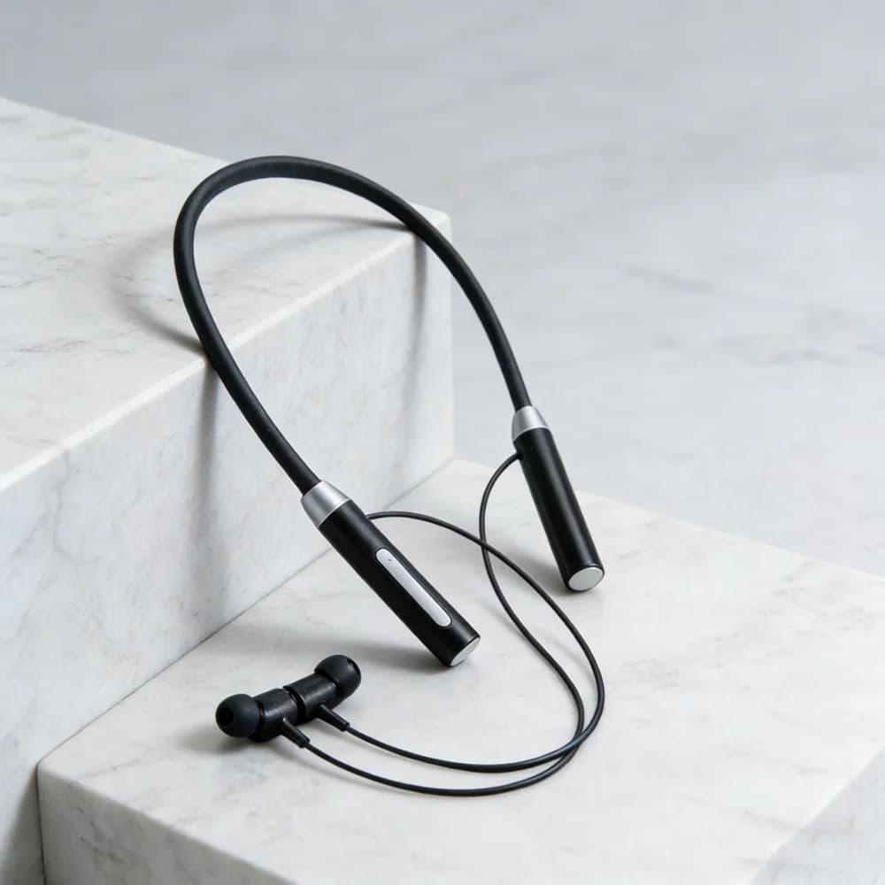 New Bluetooth Wireless Headphones with Neckband, Magnetic Rear for Sport and Running, Waterproof, Bluetooth 5.3 with Microphone