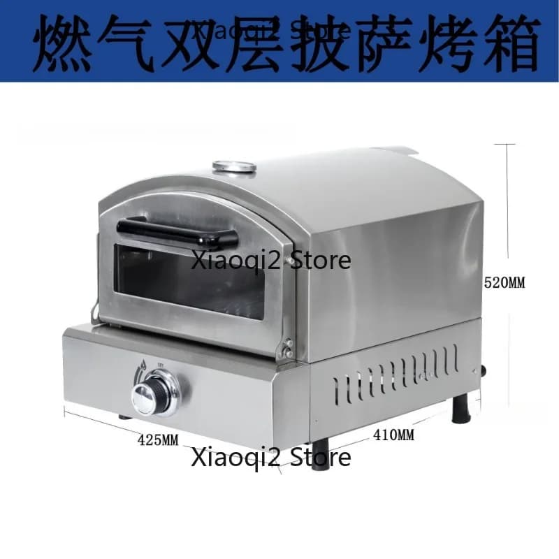 Single Stone Layer Portable G-as Pizza Oven Outdoor Household Baking Equipment For Garden Camping
