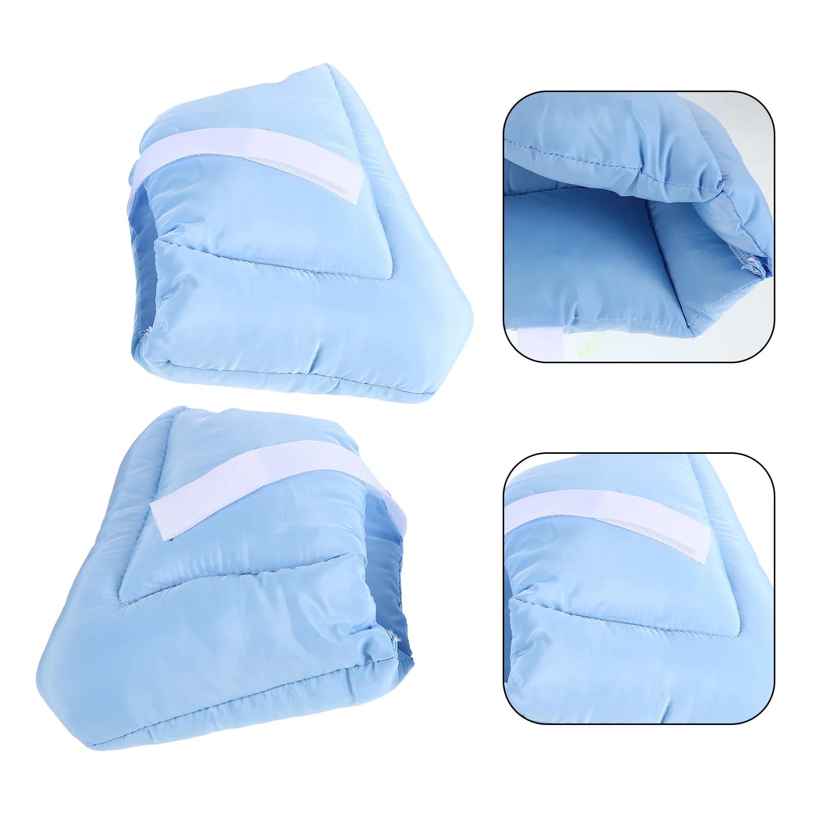 1Pair Heel Protectors for Pressure Sores Soft Breathable Heel Support Guard Ankle Protection Pad Foot Cushion Sleeve for Running