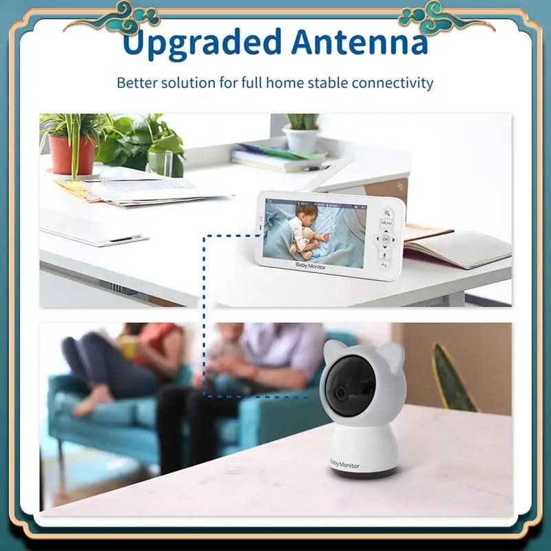 Ultimo baby monitor Telecamera di videosorveglianza bidirezionale Ninne nanne integrate Smart Home