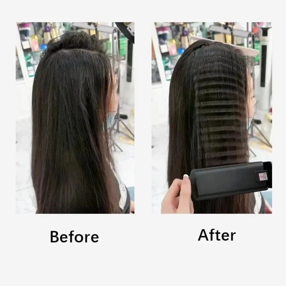 Ceramic Fittings for Women, Iron Hairpins with Plates, Double Voltage Styling Tool