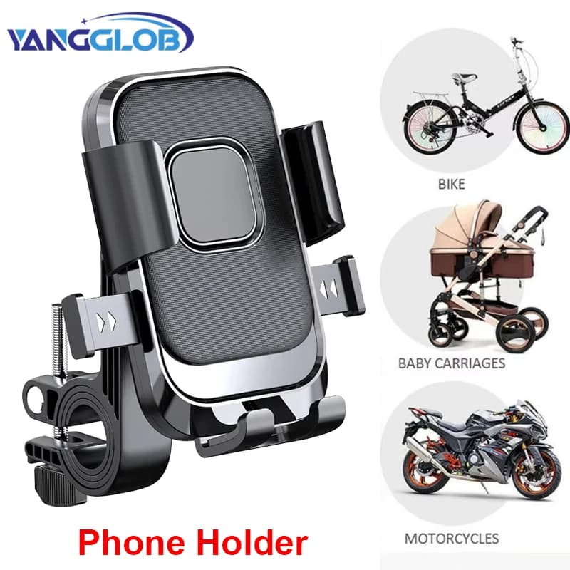 Supporto per telefono per bici Supporto per telefono antiurto per supporto per telefono MTB girevole con bloccaggio rapido per moto