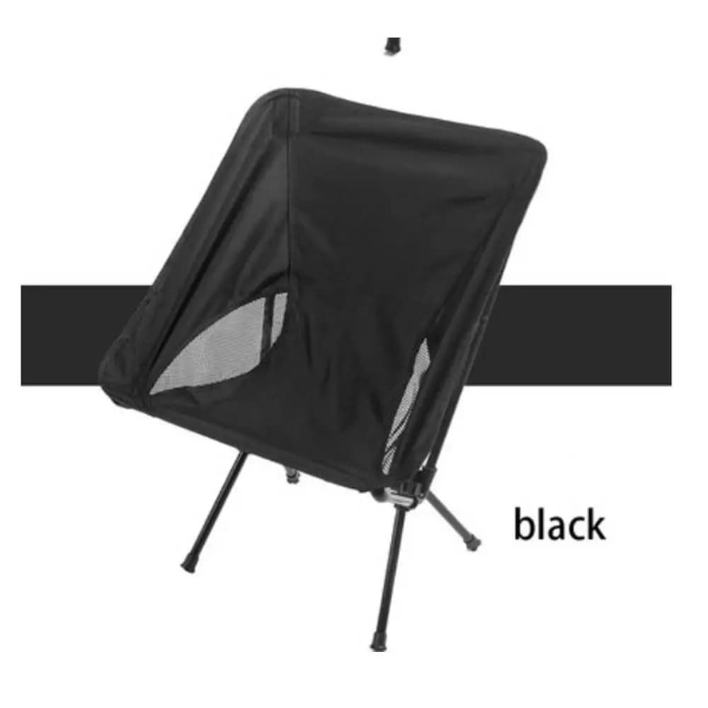 Collapsible Foldable Camping Chair Backrest Ultralight Fishing Folding Chair Wear-resistant Breathable Hiking Picnic Seat Hiking