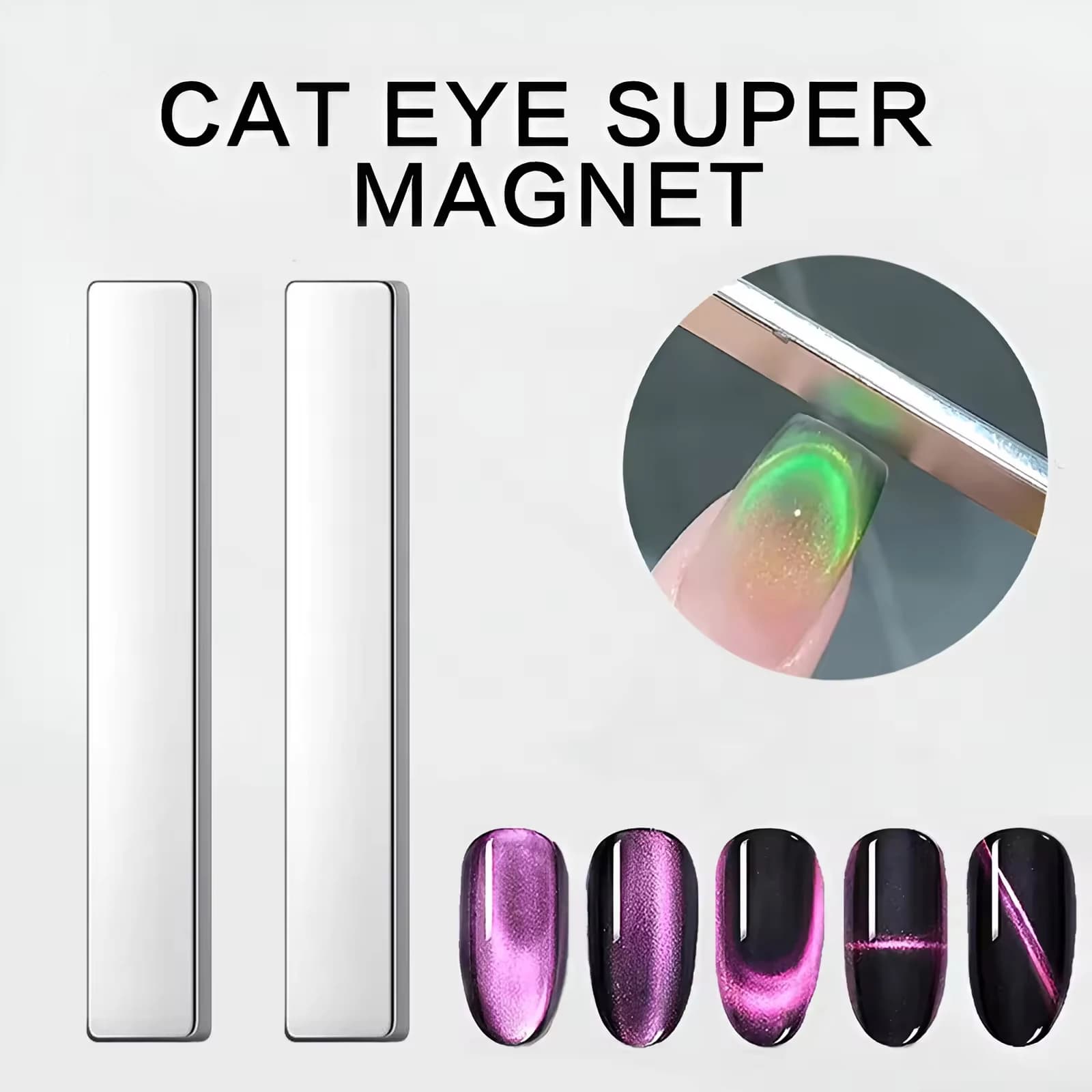 1 Pz/20 Pz Nail Art Penna Magnetica 3D Cat Eye Pittura Unghie Art Design Dual-Ended Magnete Bacchetta Gel Polish Magia per Manicure