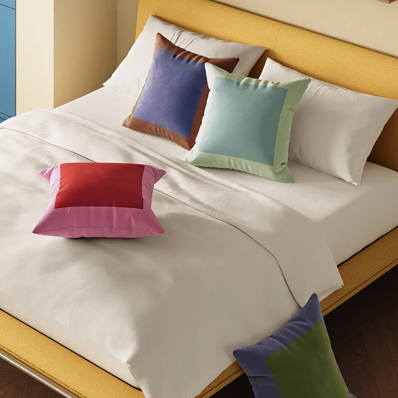 Minimalism Chshion Cover velvet decorations soft pillow for sofa bed Outdoor Home Decor 18x18 rustic pillowcase 45cm
