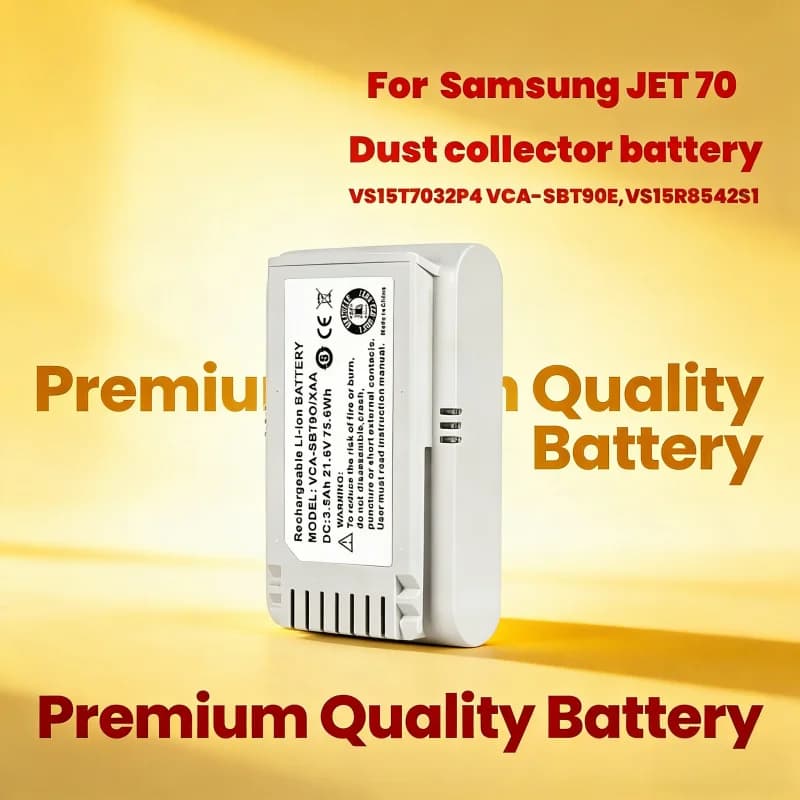3500mAh Lithium Ion Battery for Samsung Jet70 Pro, Jet70 Turbo, Jet70 Complete, Jet90E, VS15T7032P4, VS15R8542S1, VCA-SBT90E