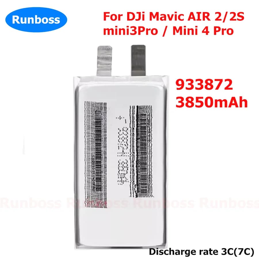 1-3 pcs/lot 3.8V 3850mAh Flight Battery For DJI Mavic Air 2s Air2s, Mini 3 Pro, Mini 4 Pro Drone FAI DA TE 933872 953972 103872