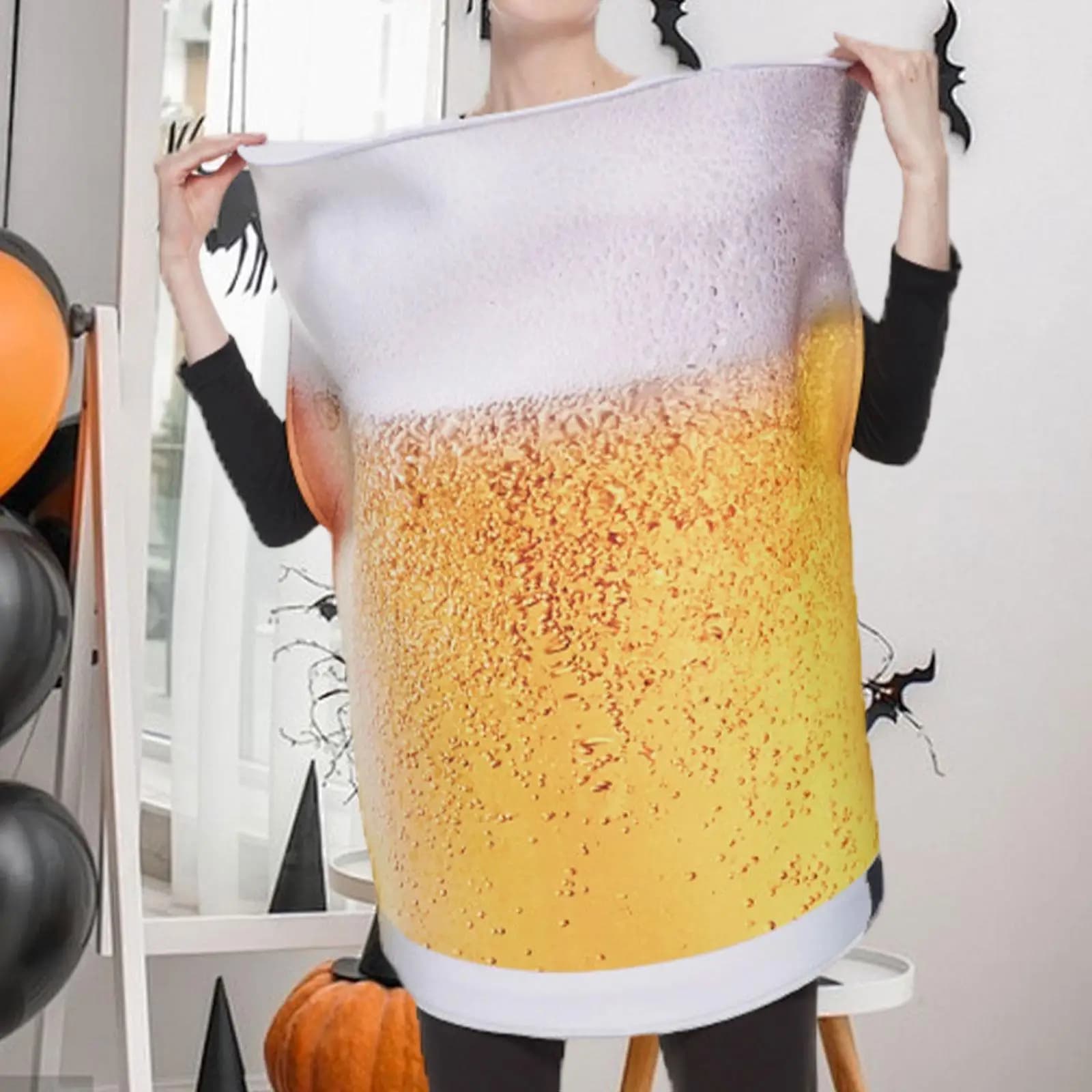 Costume a Forma di Boccale da Birra, Divertente Travestimento per Feste di Compleanno e Carnevale