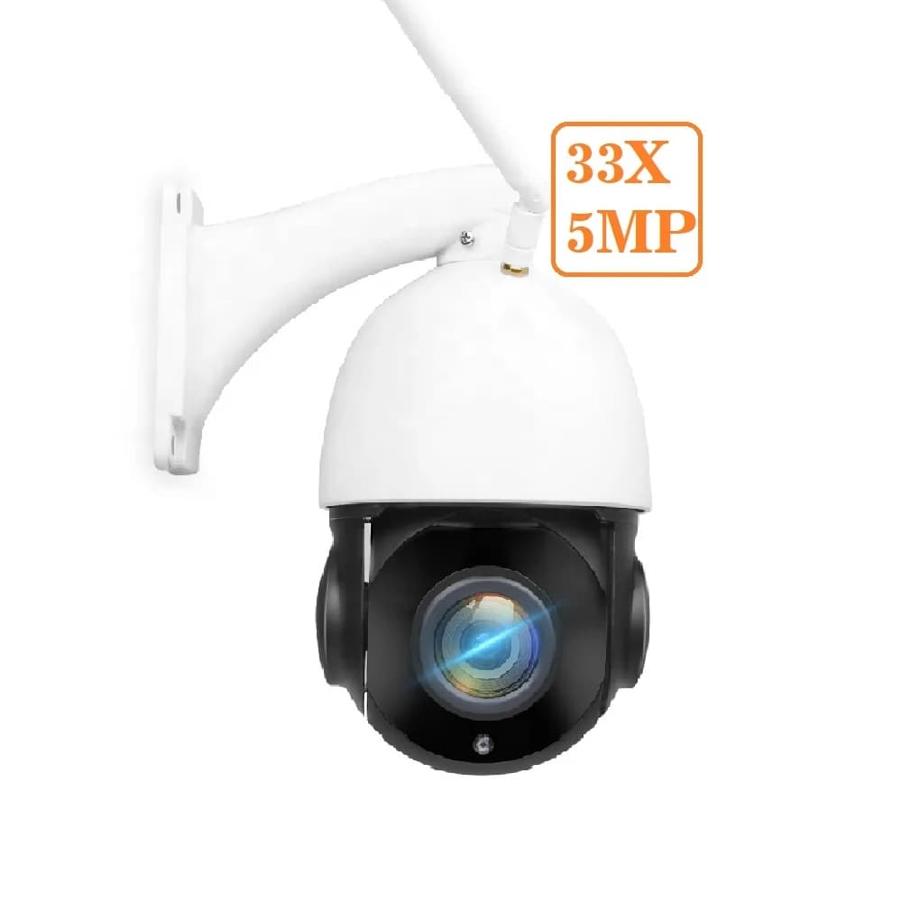 Wireless surveillance H265X XMeye ICsee 5MP 30X Zoom Optical Cam Wifi Home Security CCTV Camera for Outdoors