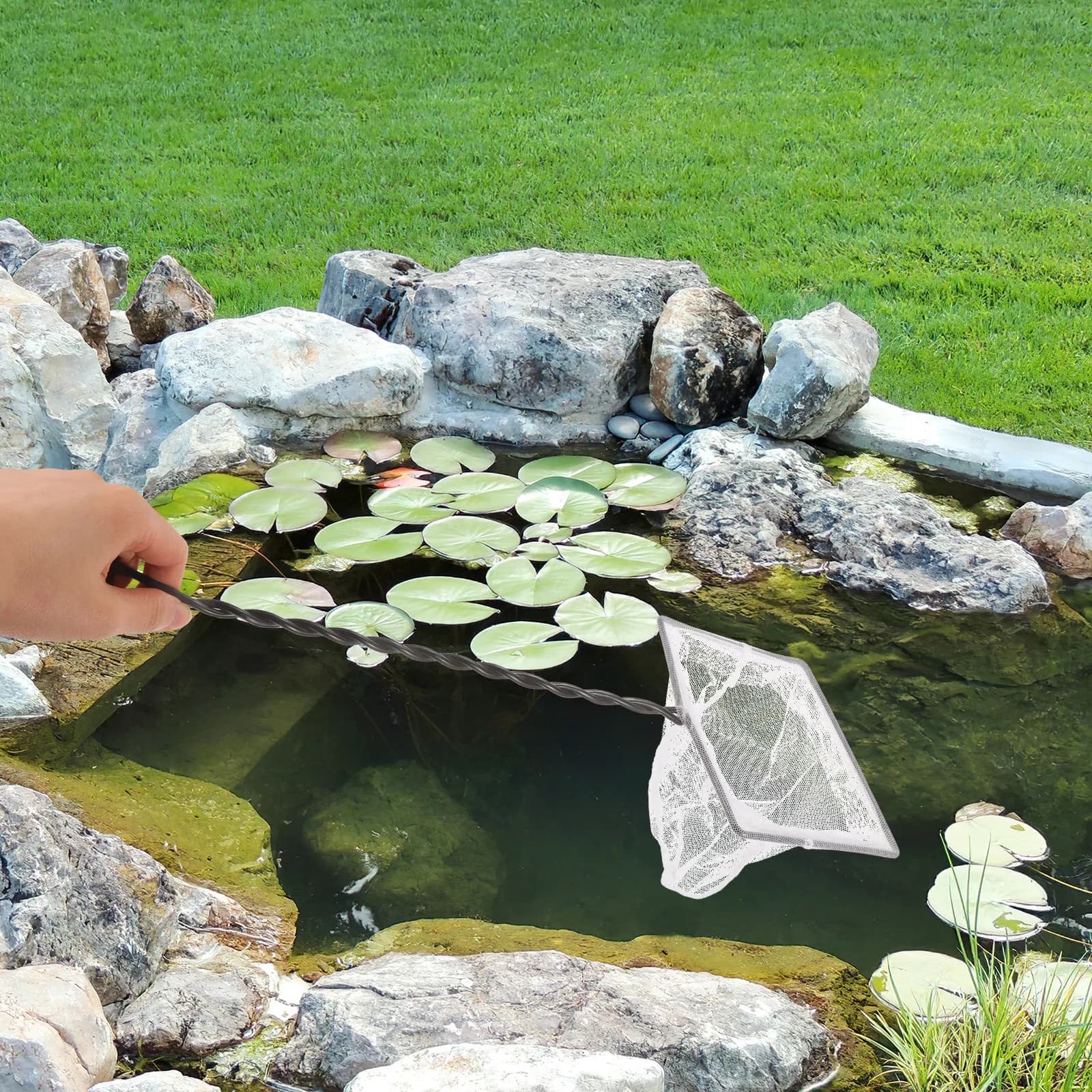 Rete da Pesca Portatile Premium per Acquario, Gamberetti, Guppy, Pesci Piccoli, Carpe - Strumento di Recupero Riutilizzabile, Leggero e Facile da Usare