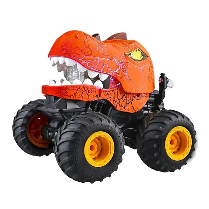Dinosauro Camion telecomandato 2.4Ghz Off Road RC Auto Giocattoli Rotazione a 360 gradi Dinosauro Auto Giocattoli 70 minuti Gioco esteso per