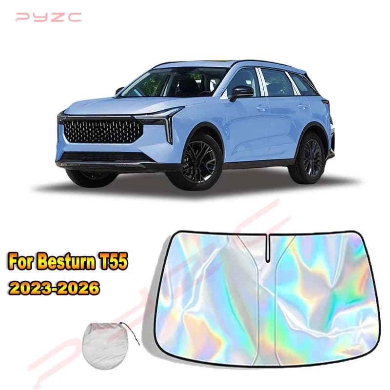 For Besturn T55 2023-2026 Car Windshield Sunshade Cover Front Window Sun Shade Visor Auto Interior UV Protection