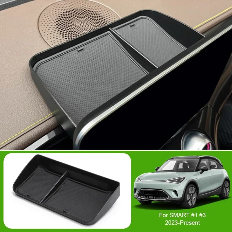 Per SMART # 1 # 3 # 5 2023-presente scatola bracciolo per auto porta portaoggetti organizer sotto vassoio di controllo centrol accessori portabicchieri acqua