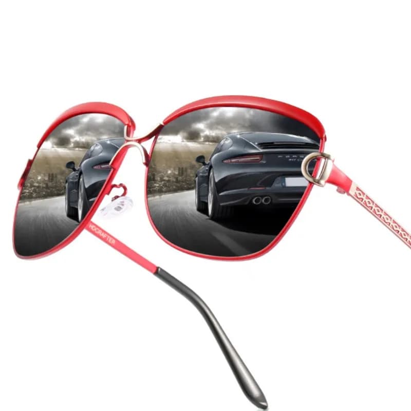 Occhiali da sole polarizzati Guida Protezione UV400 Sport Unisex Ms Occhiali moda Lenti Moto Corsa Pesce Viaggio T524