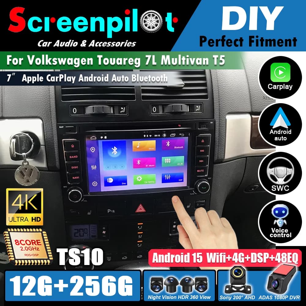 [Out of stock] Carplay Auto Car Radio 2 Din WIFI GPS Multimedia Stereo Video Player FM