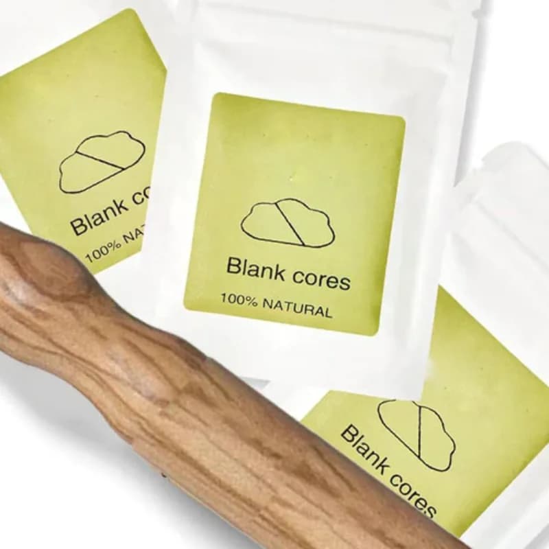 Inalatore per aromaterapia con oli essenziali, inalatore per smettere di fumare, diffusore personale in legno con bastoncini in fibra per oli essenziali