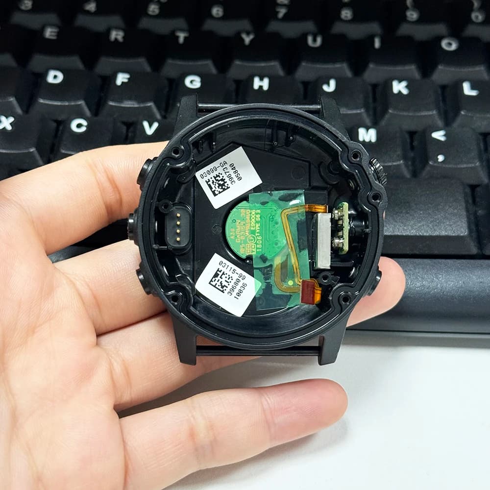 Per GARMIN Tactix Charlie Custodia posteriore Custodia Cover posteriore Custodia Shell con pulsante Parte di ricambio Riparazione