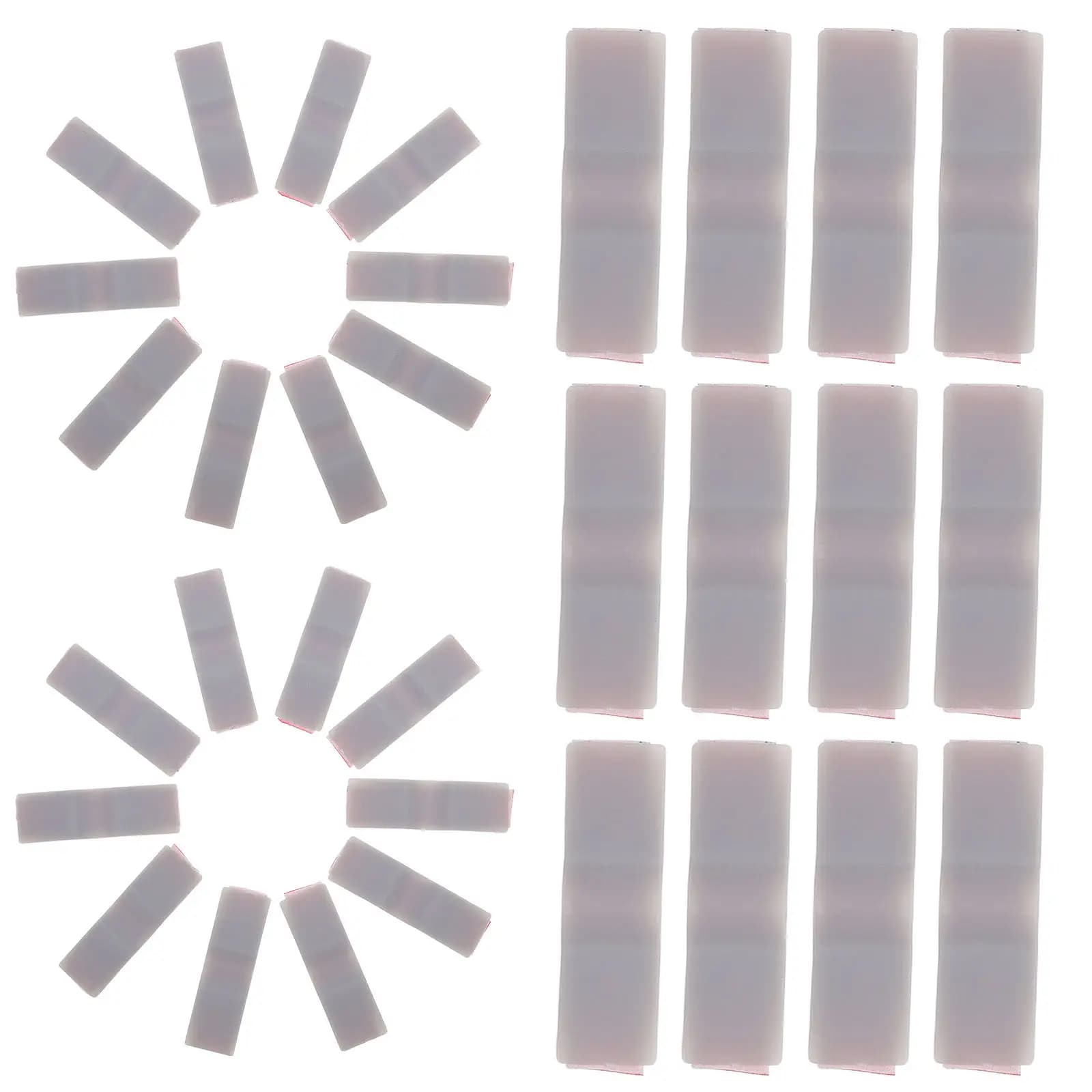 50pcs Sliding Door Buffer Damper Adhesive Door Stopper Upper Positioner For Sliding Doors Cabinet Closet Wardrobe Track Stoppers