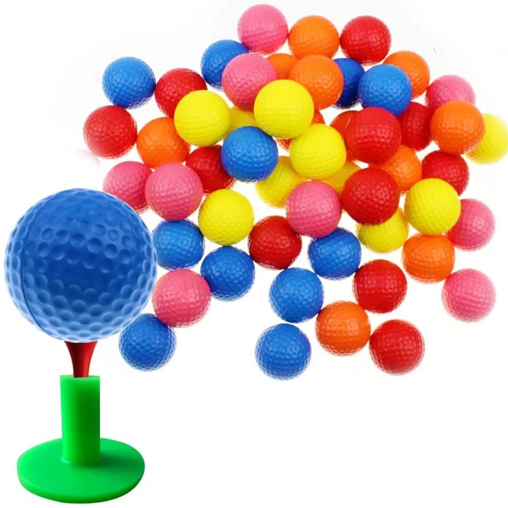 11 palline da golf in PU resistenti, leggere, portatili, facili da afferrare, ideali per l'allenamento sportivo indoor, accessori per palline da allenamento.
