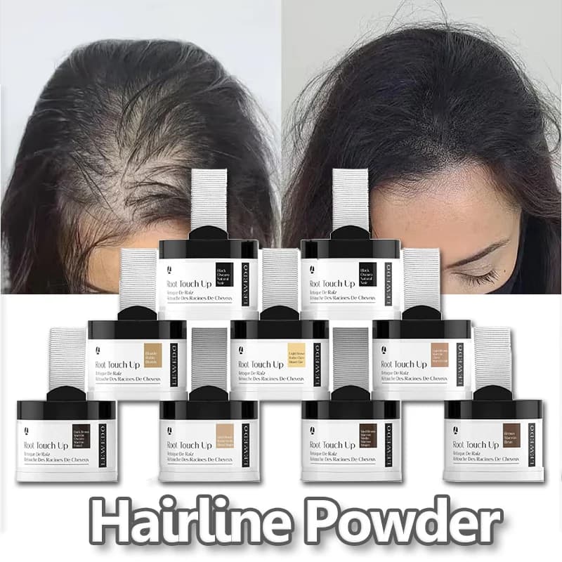 Polvere per l'attaccatura dei capelli 4g Polvere per ombra per l'attaccatura dei capelli Trucco Radice nera Cover Up Correttore per capelli naturale istantaneo impermeabile Copertura per la perdita dei capelli