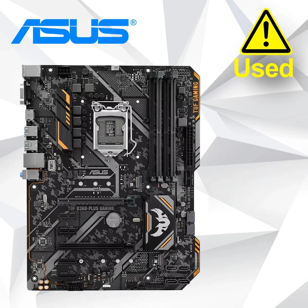 ASUS TUF B360-PLUS GAMING Utilizzato B360 B360M DDR4 LGA 1151 i7/i5/i3 USB3.0 SATA3