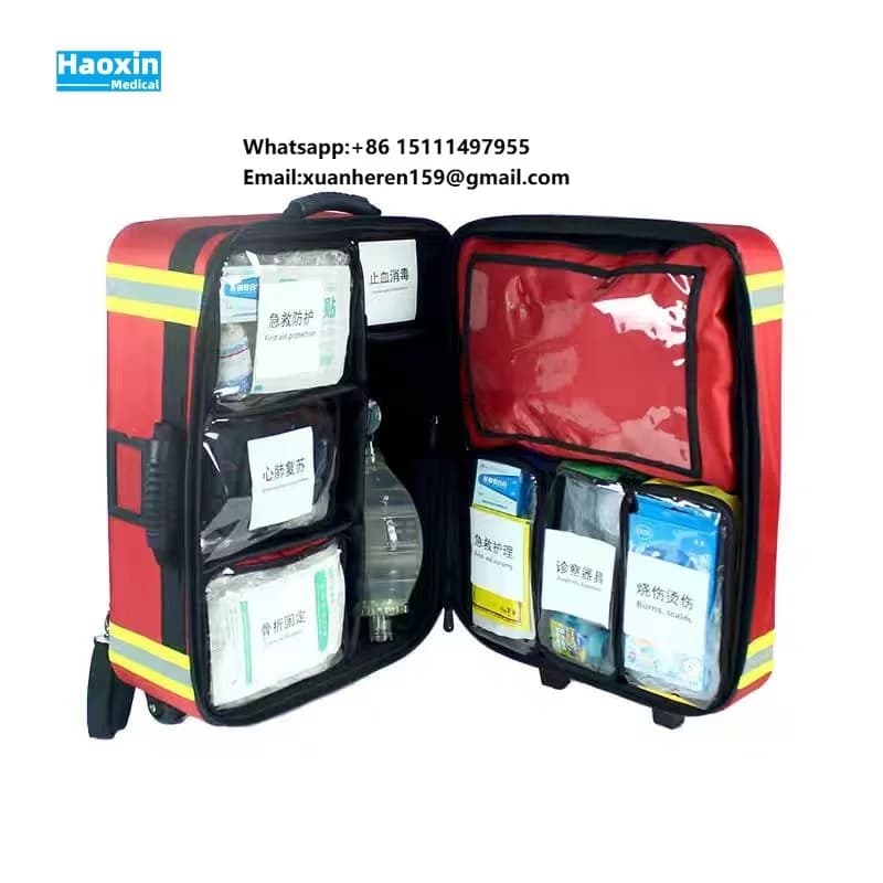 Kit di Pronto Soccorso Completo all'Ingrosso, 150/200/300 Pezzi, Multiuso per Emergenze Mediche