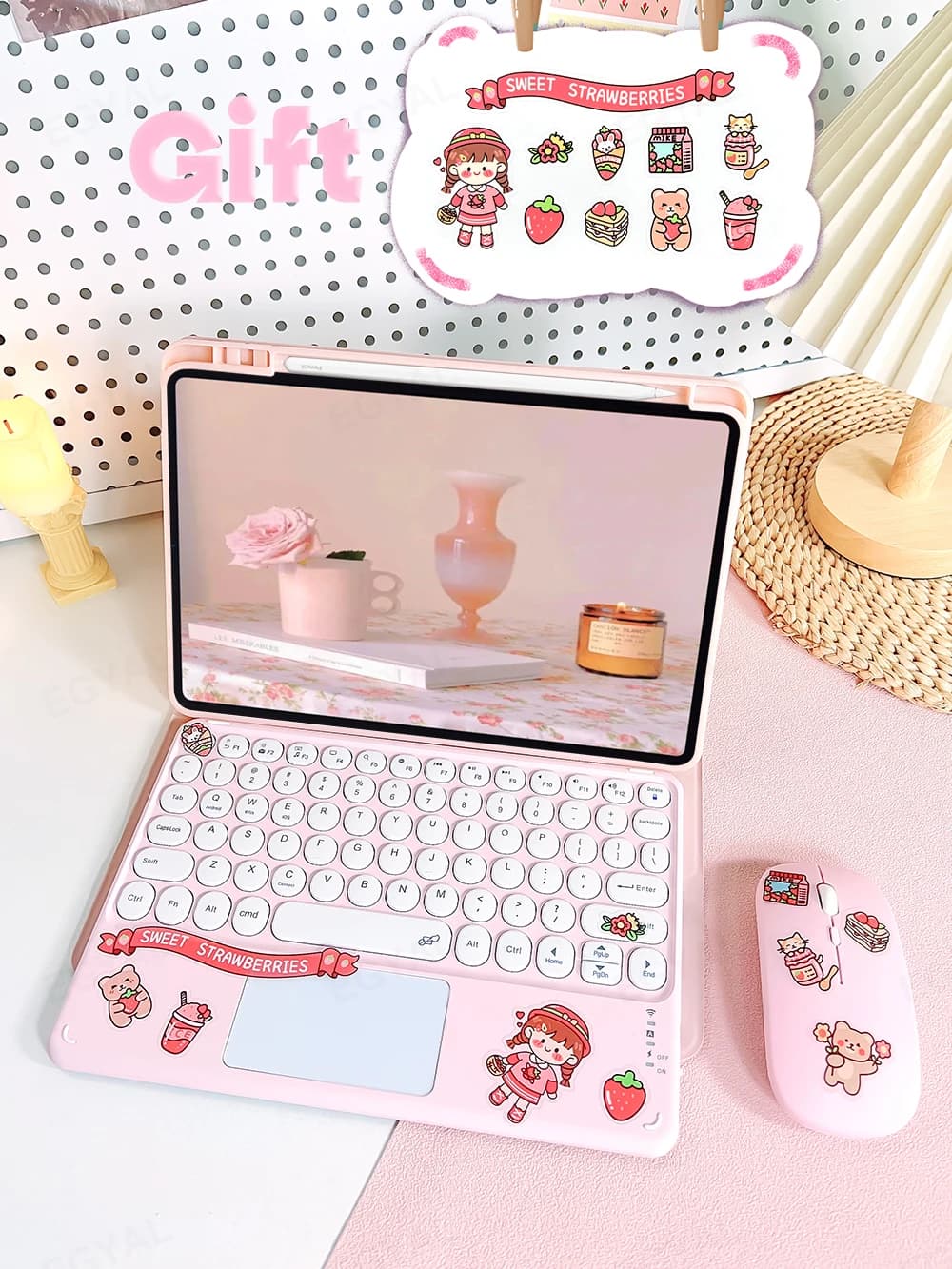 Tastiera Bluetooth Mouse Wireless Magic 2022 per xiaomi pad 5 Pro 12.4 custodia tablet xiaomi mi pad 5 Pro 11 ultra Pencil cover