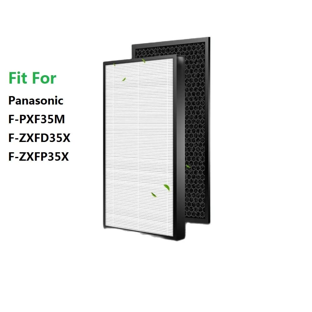 Sostituzione del filtro del purificatore d'aria raccogliere la polvere Hepa F-ZXFP35X e filtro a carbone attivo F-ZXFD35X Set per Panasonic F-PXF35M