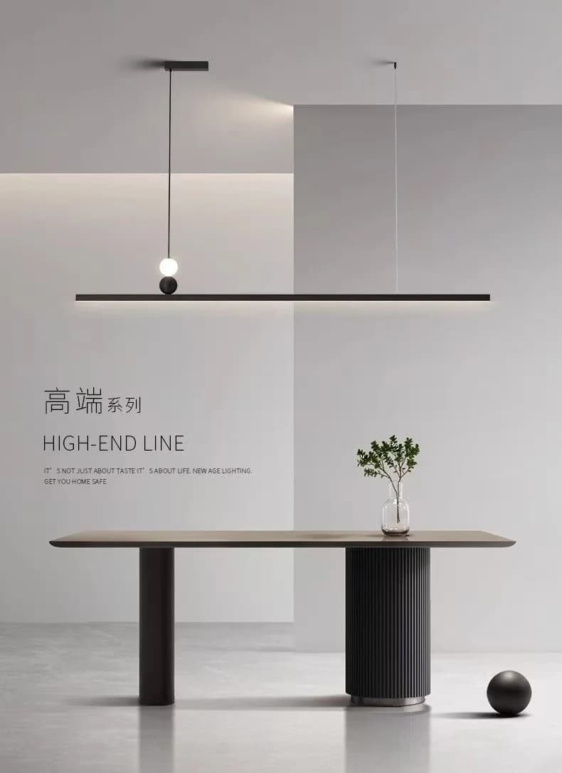 Tavolo da pranzo Lampade a sospensione a LED Cucina moderna Camera da letto Soggiorno Hotel Ristorante Sala caffè Sala studio Lampade a strisce per interni