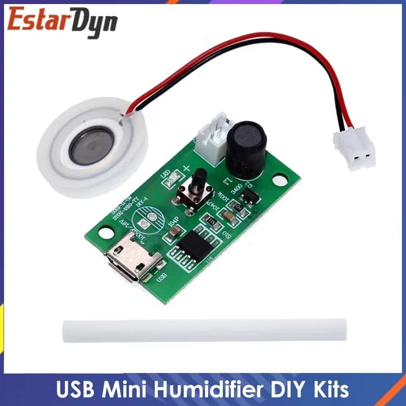 Mini umidificatore USB kit fai da te Mist Maker e Driver Circuit Board Fogger atomizzazione Film atomizzatore foglio Mini oscillante