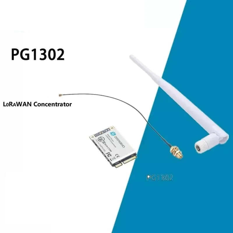 PG1302 LoRaWAN Gateway Concentrator for Raspberry Pi SX1302 Mini-PCIe -140dBm