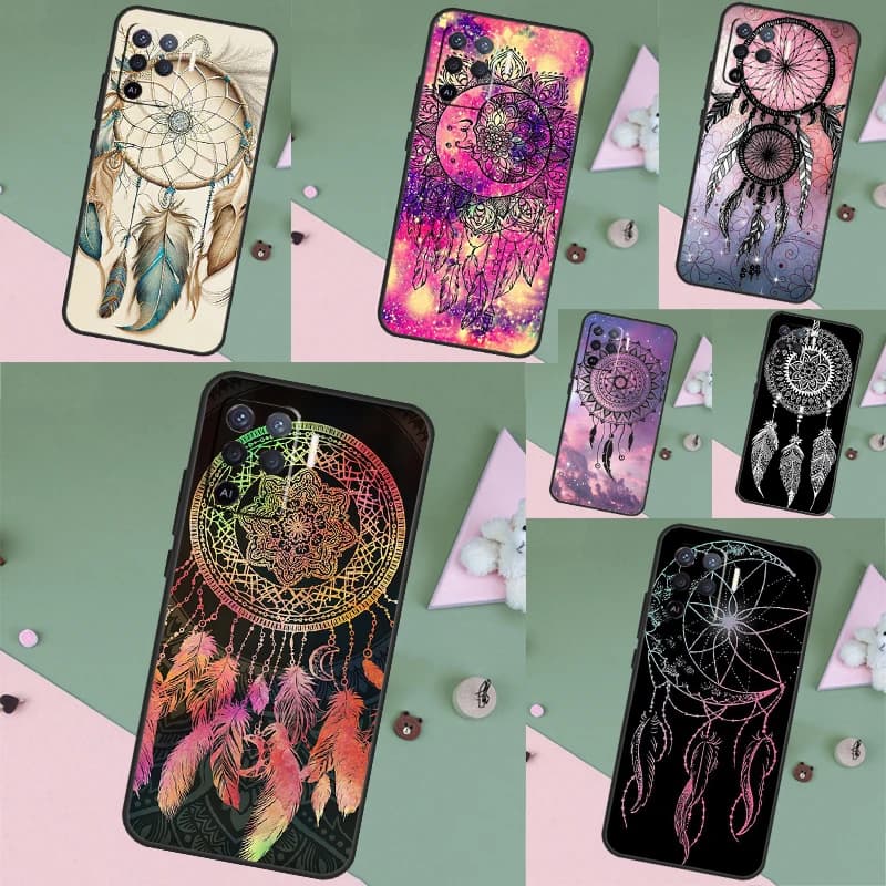 The Dream Catcher Mandala For OPPO A78 A98 A18 A38 A58 A5 A6 Pro A15 A17 A57 A16 A76 A96 A54 A74 A94 A40 A60 A80 Case