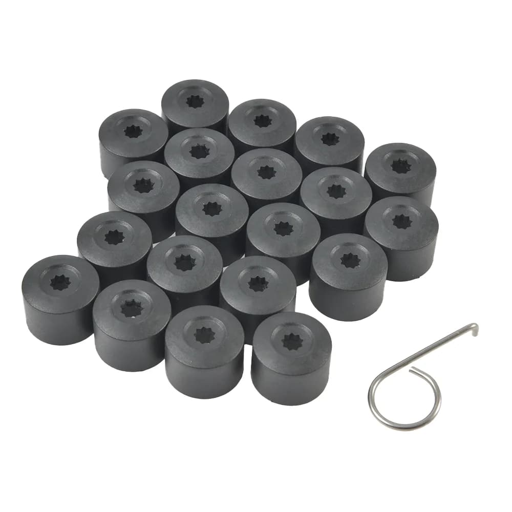 20Pcs Car Wheel Hub Nut Bolt Covers Cap 17mm viti per pneumatici Auto per accessori di protezione esterna dadi ad alette