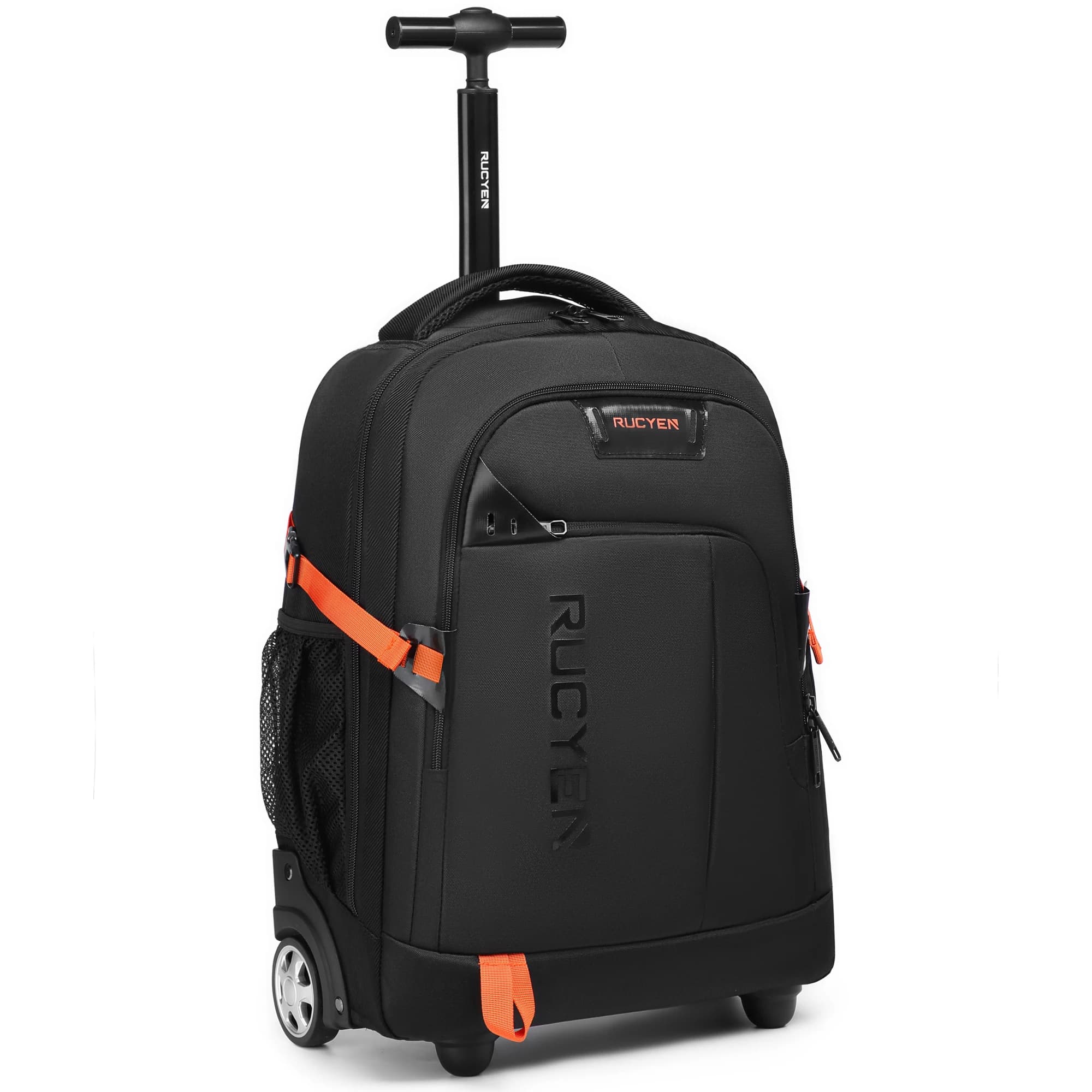 Zaino per bagagli trolley con ruote Zaino da viaggio d'affari Borsa per laptop Zaino da viaggio per college Borsa da imbarco unisex impermeabile